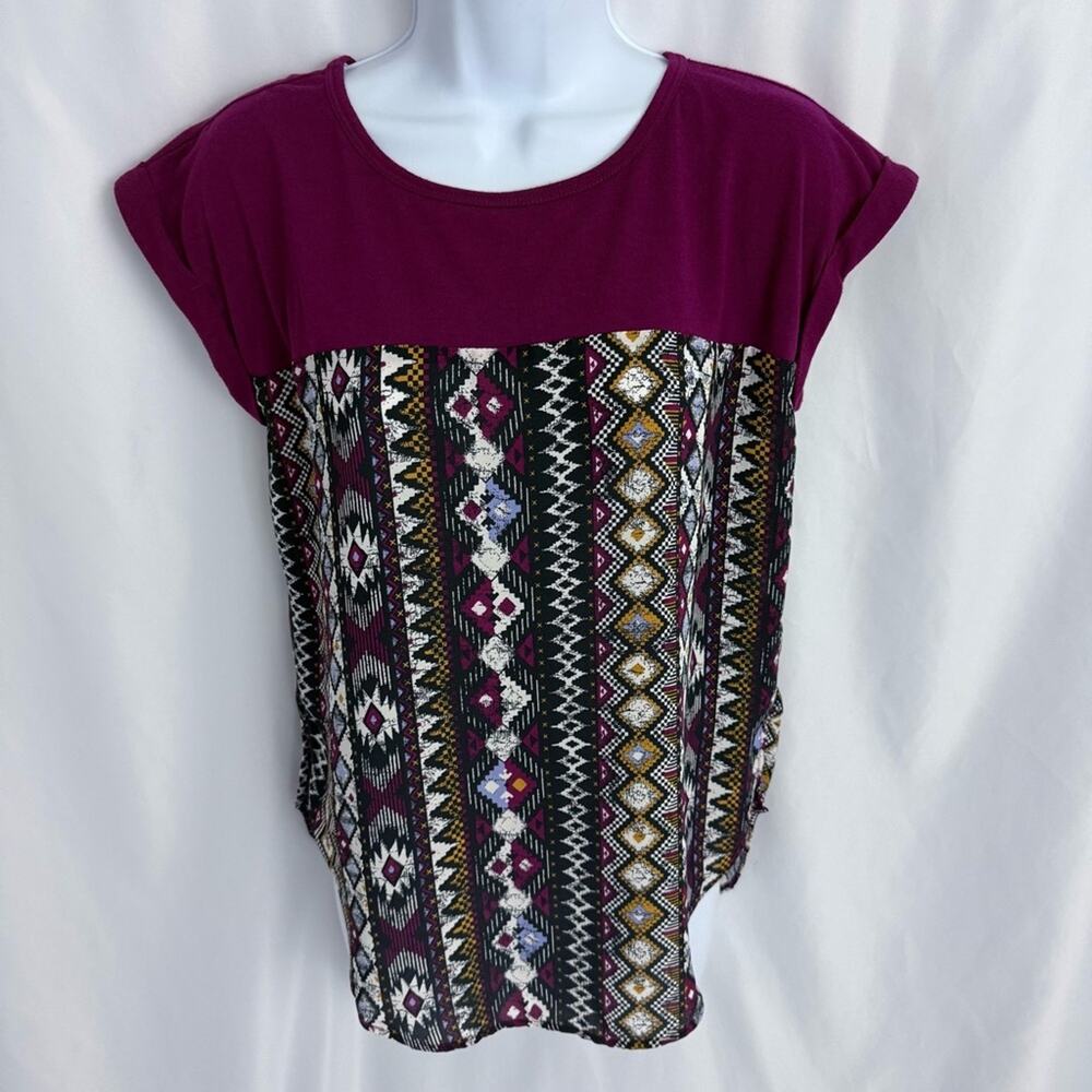 Rewind Short Sleeve Top Size Small